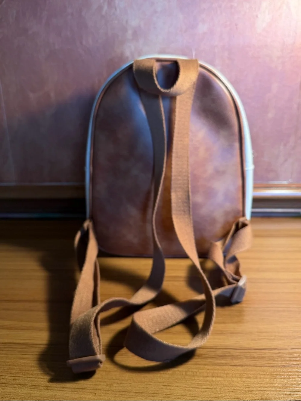 Disney Winnie the Pooh Mini Backpack Bioworld w/ Pooh Bag Clip EUC!